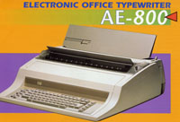 NAKAJIMA AE800 OFFICE ELECTRONIC TYPEWRITER